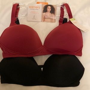NWT Warners 2 pack T-shirt bras